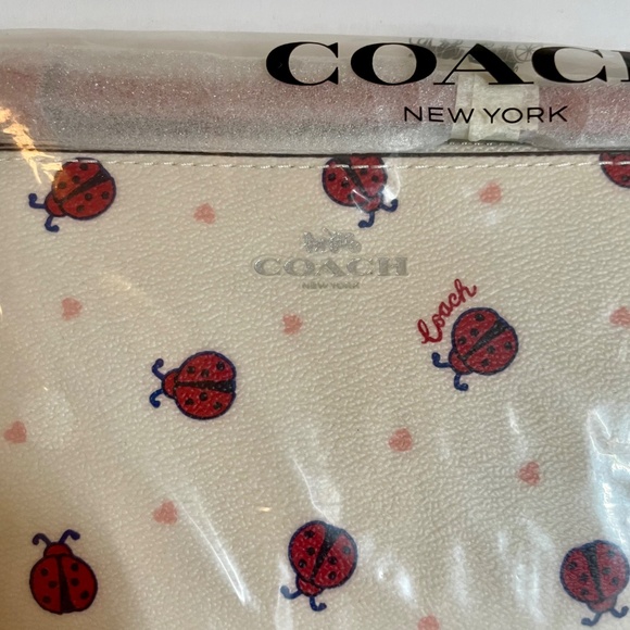 Coach Ladybug Wristlet NWT - Picture 2 of 3